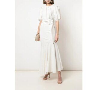 Sachin + Babi Cream Midi Dress with Belt